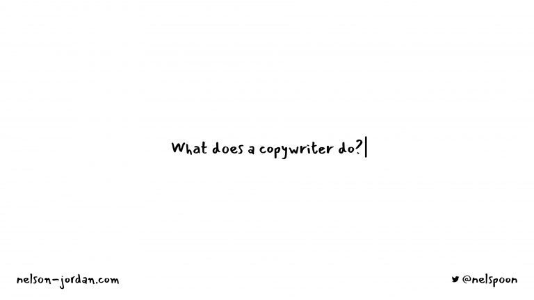 What does a copywriter do